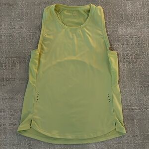Lime green fitness tank top